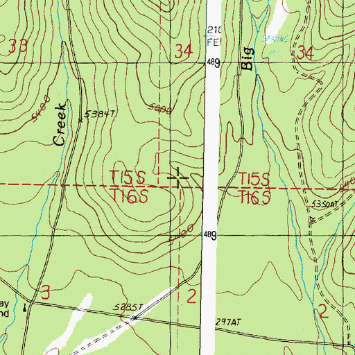Topographic Map of Davenport Cabin (historical), OR