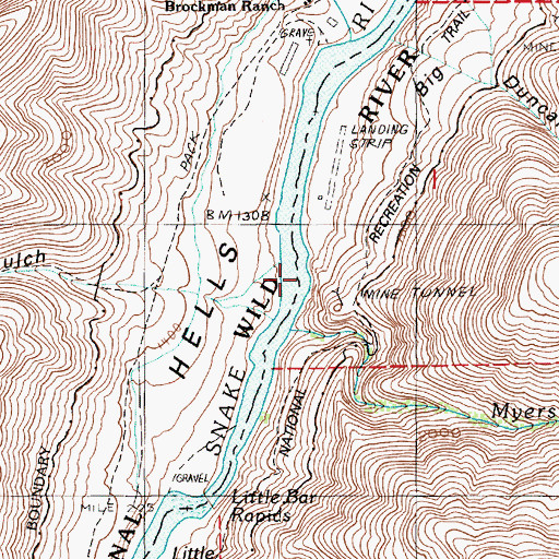 Topographic Map of Dry Gulch, OR