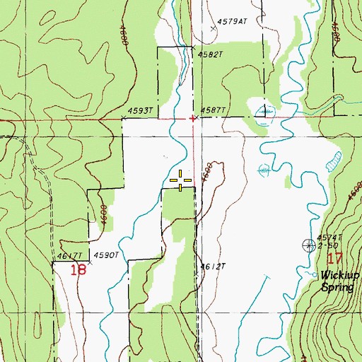 Topographic Map of Haystack Draw, OR