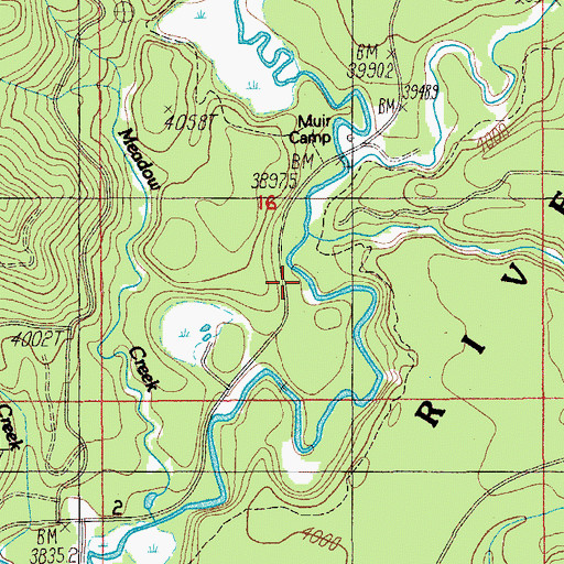 Topographic Map of Hurryon Creek, OR