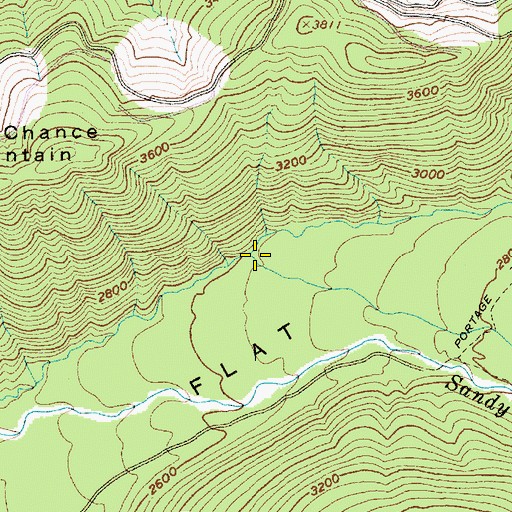 Topographic Map of Muddy Fork, OR