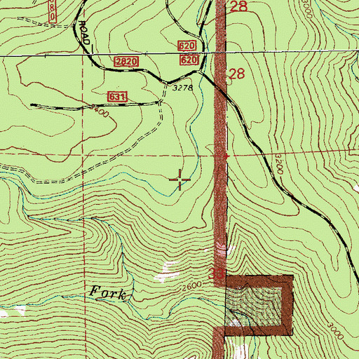 Topographic Map of Oak Grove Ditch, OR