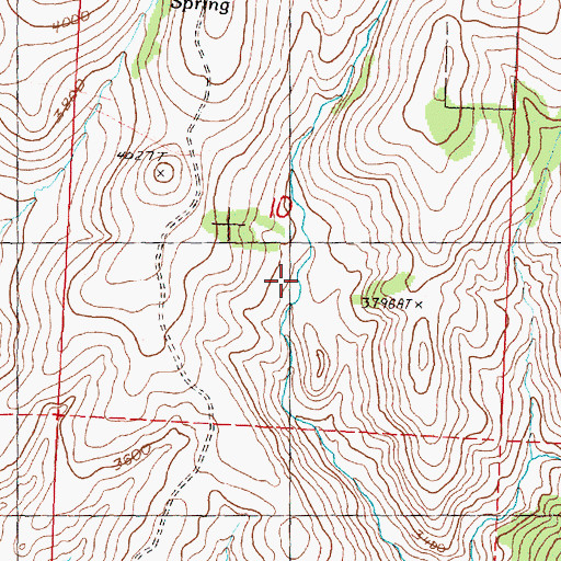 Topographic Map of Old Kennedy Cabin (historical), OR