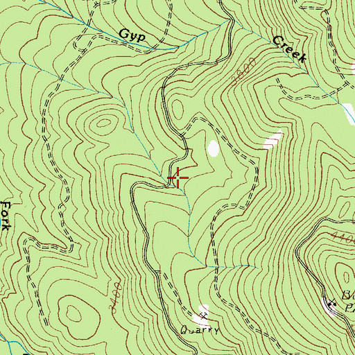 Topographic Map of Round Lake Trail, OR