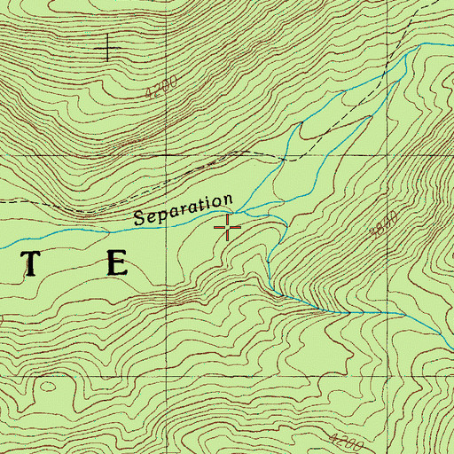 Topographic Map of Sphinx Creek, OR
