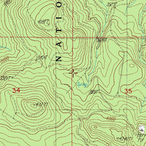 Topographic Map of Watson Cabin, OR