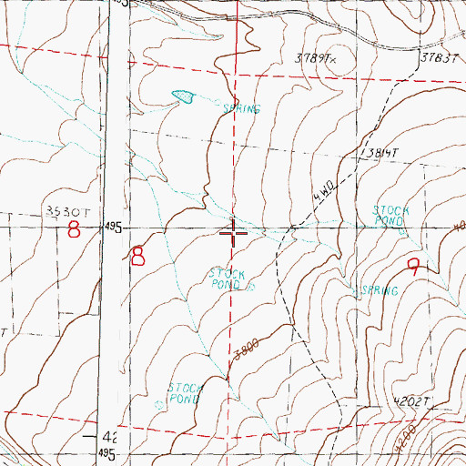 Topographic Map of Sweek Canyon, OR