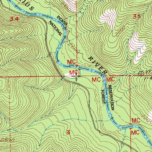 Topographic Map of Hubbards Draw, OR