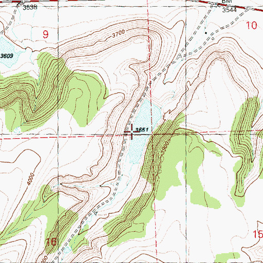 Topographic Map of Mainline Reservoir Number 1, OR