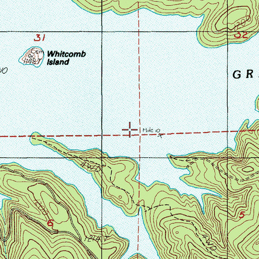Topographic Map of Strait Creek, OR