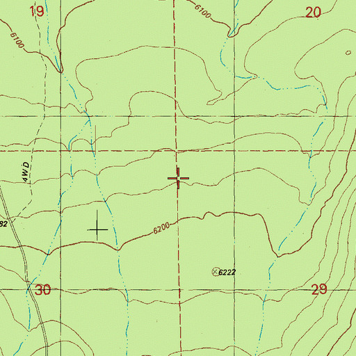 Topographic Map of Community Reseeding Waterhole, OR