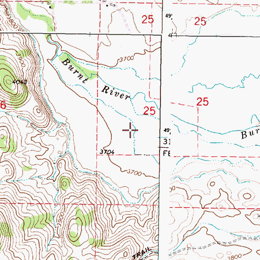 Topographic Map of Colt Ware Ditch, OR