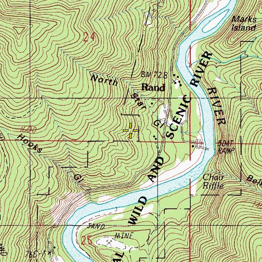 Topographic Map of Fraser Spring, OR