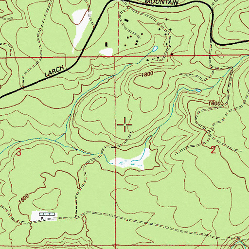 Topographic Map of Brower (historical), OR