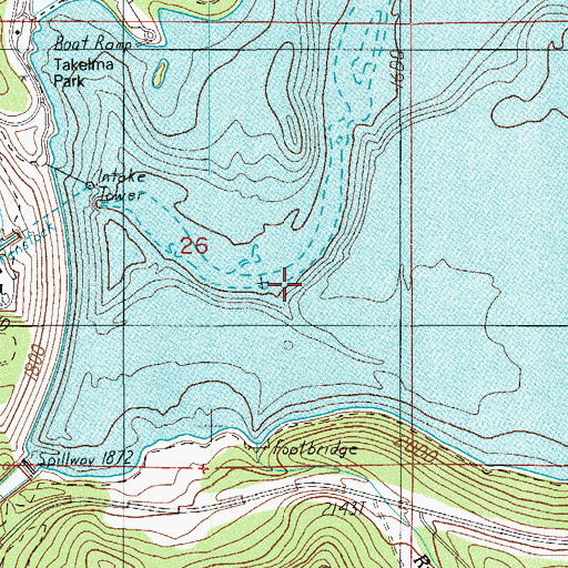 Topographic Map of Rumley Creek, OR