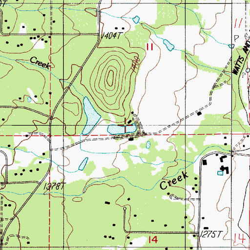 Topographic Map of Lippert Dam Number Two, OR