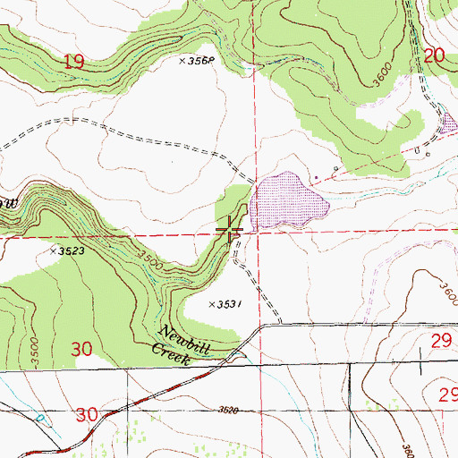 Topographic Map of Morrow Brothers Dam, OR