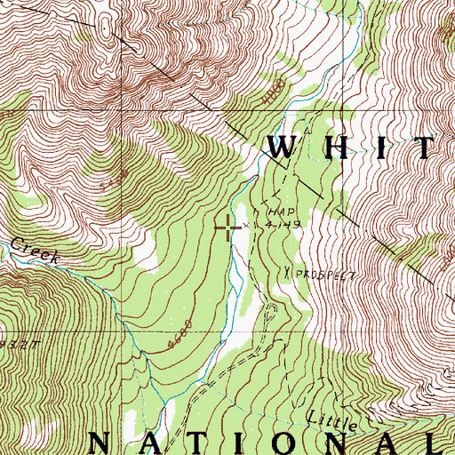 Topographic Map of East Eagle Trailhead, OR