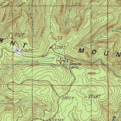 Topographic Map of Skeeter Camp, OR