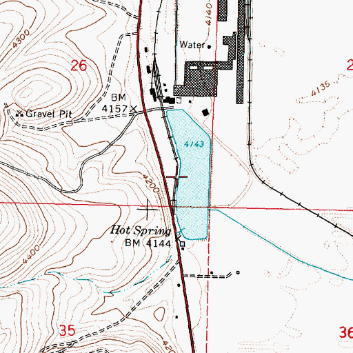 Topographic Map of Hines Mill Pond, OR