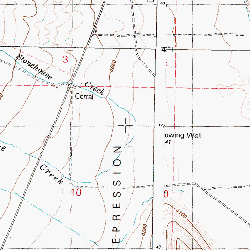 Topographic Map of Stonehouse Canyon, OR