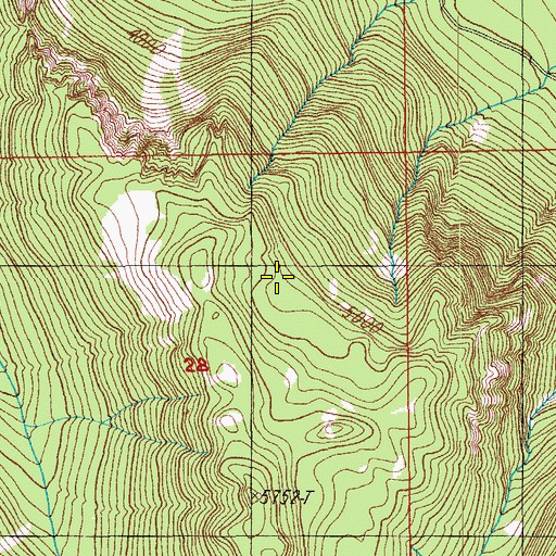 Topographic Map of Cornpatch Prairie, OR