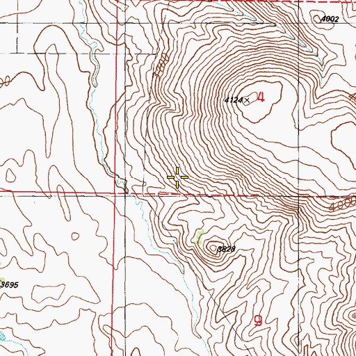 Topographic Map of Sheep Spring, OR