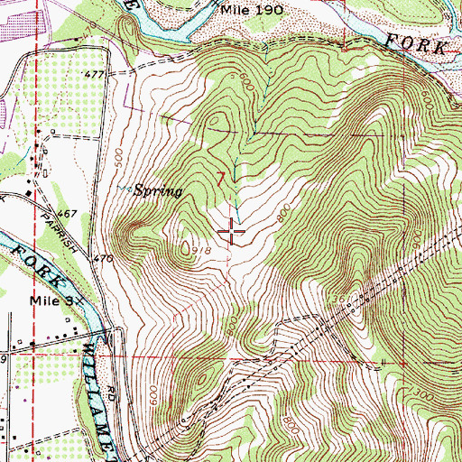 Topographic Map of Howard Buford Recreation Area, OR