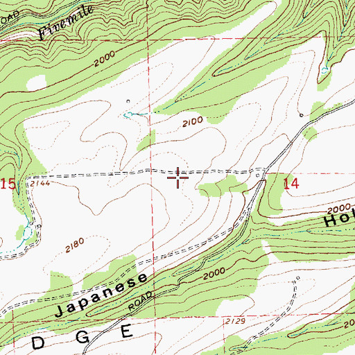 Topographic Map of Pleasant Ridge School (historical), OR
