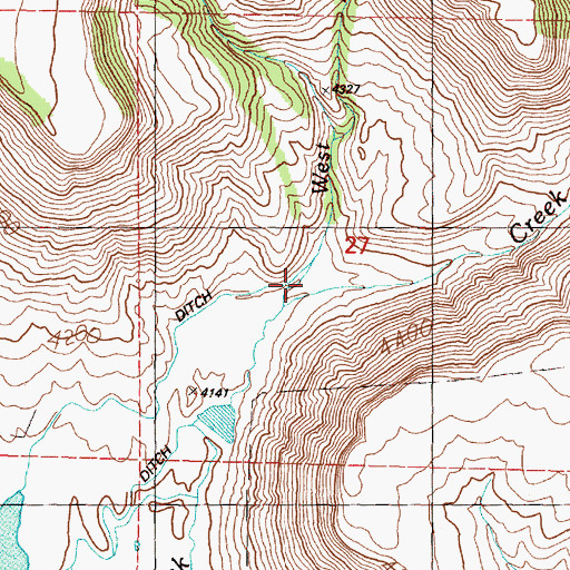 Topographic Map of Jack Bear Cabin, OR