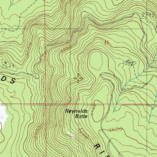 Topographic Map of Illahee Spring, OR