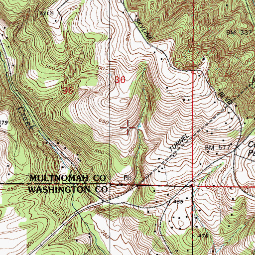 Topographic Map of Krueger Pond, OR