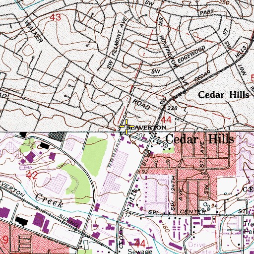 Topographic Map of Johnson Spring, OR
