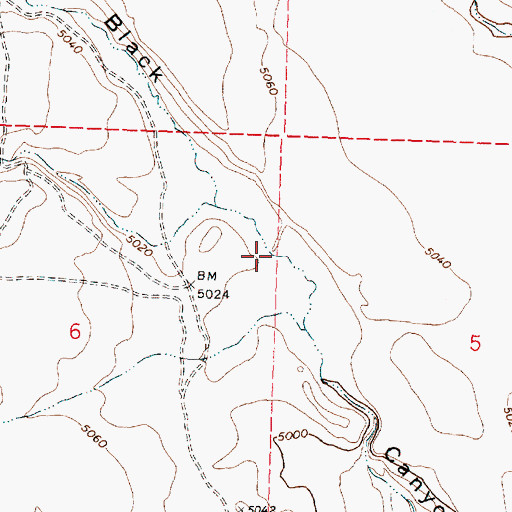 Topographic Map of Ornoname 3 Dam, OR