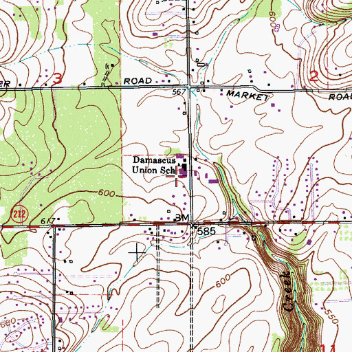 Topographic Map of Union (historical), OR