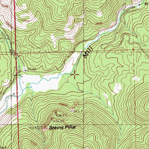 Topographic Map of Barney Post Office (historical), OR