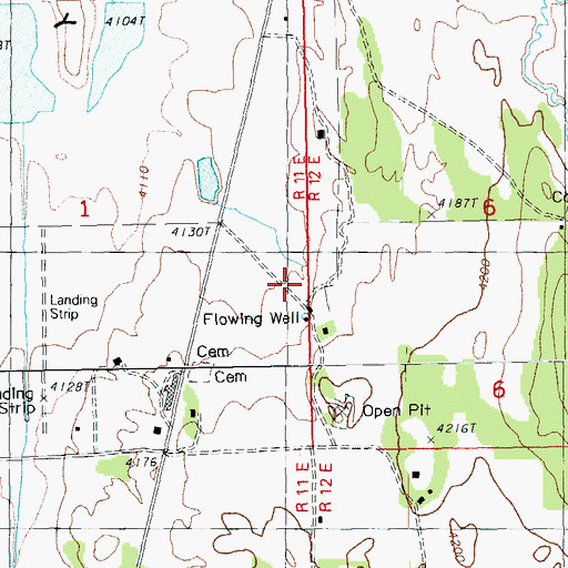 Topographic Map of Bedfield Post Office (historical), OR