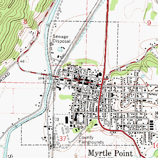 Myrtle Point Post Office, OR