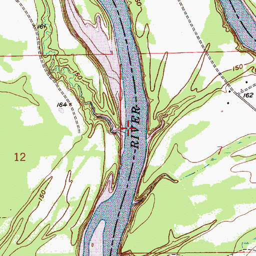 Topographic Map of Coosada Creek, AL