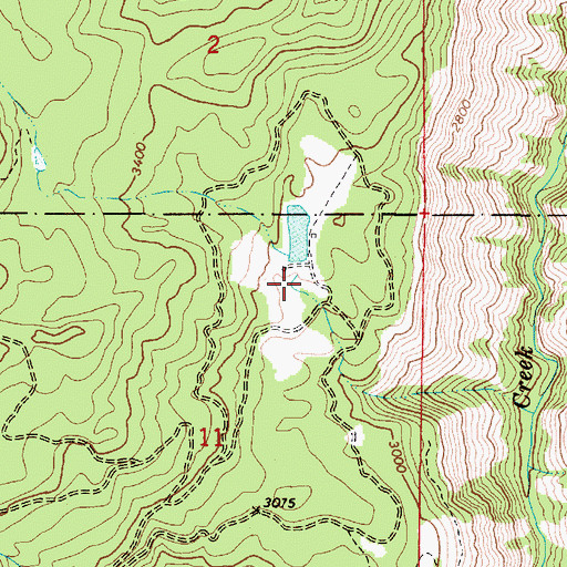 Topographic Map of Wenaka Post Office (historical), OR