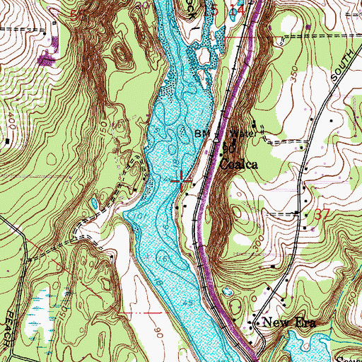 Topographic Map of Barbur (historical), OR