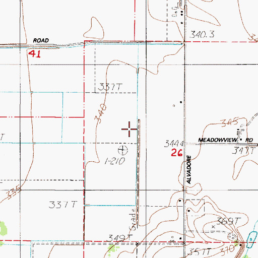 Topographic Map of Adkins (historical), OR