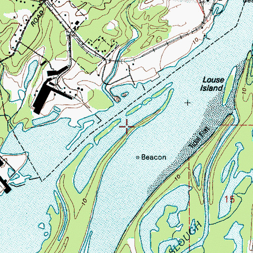Topographic Map of Cathlacom Point, OR