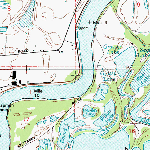 Topographic Map of Gilmore Lake Landing, OR
