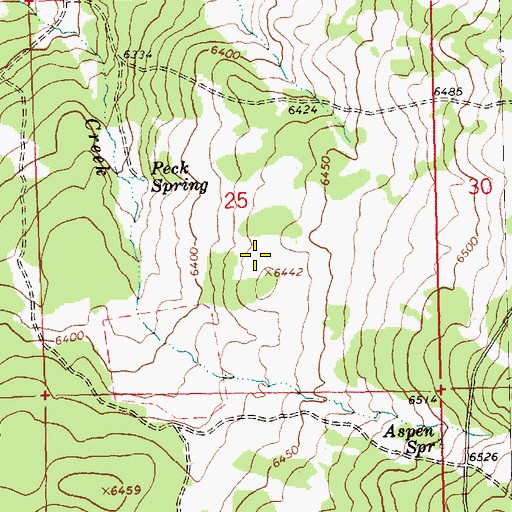 Topographic Map of Lamb Field, OR