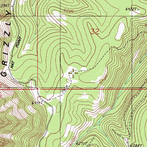 Topographic Map of Mud Spring, OR