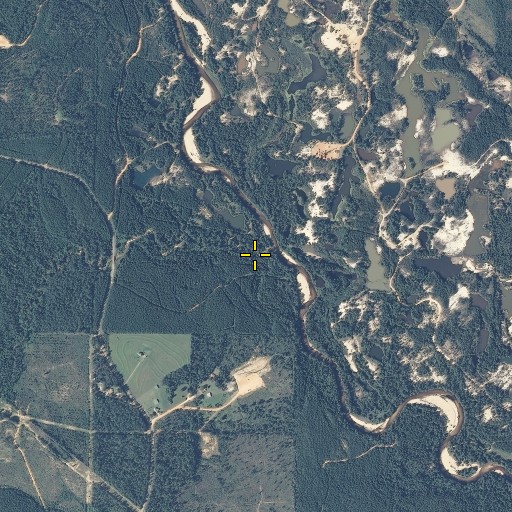 Aerial/Satellite Image of Cowpen Creek, AL