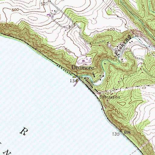 Topographic Map of Fishing Creek, PA
