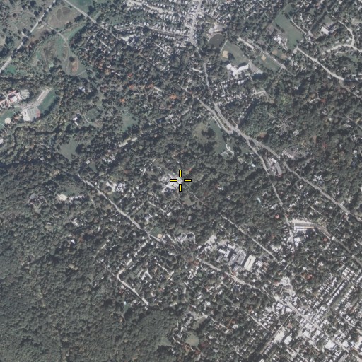 Aerial/Satellite Image of Fontbonne Hall School, PA