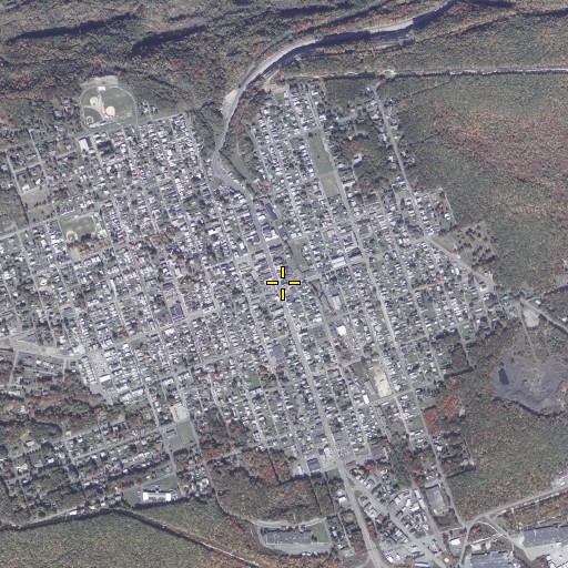 Aerial/Satellite Image of Frackville, PA
